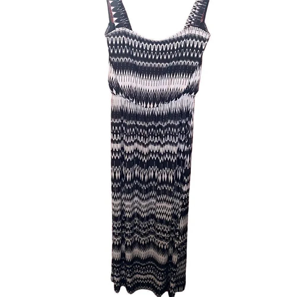 Dress – Size Small Olivia Matthews Black & White Maxi Dress
